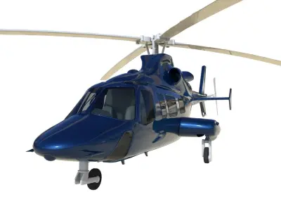 20358 private helicopter 3D model