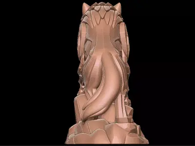 Wolff Free low-poly 3D model