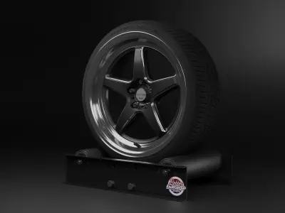 LENSO D-1SF Low-poly 3D model