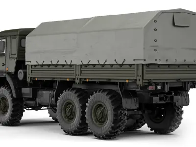 Kamaz 5350 Mustang 2003 3D model