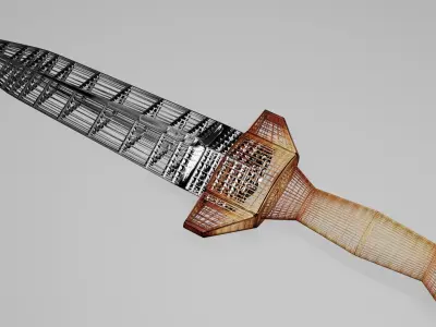 Khanja Indian Style  Blade  3D model