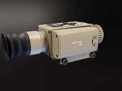 Nighthunter S35 Thermal Scope Low-poly 3D model