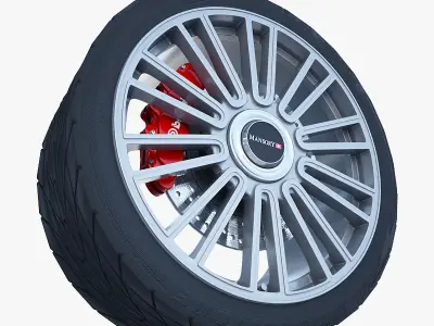 Mansory Wheel 3D model