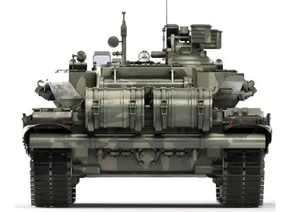 Tank T-90A 2010 3D model