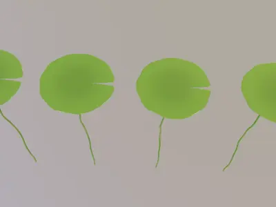 Lotus Leaf 3D model