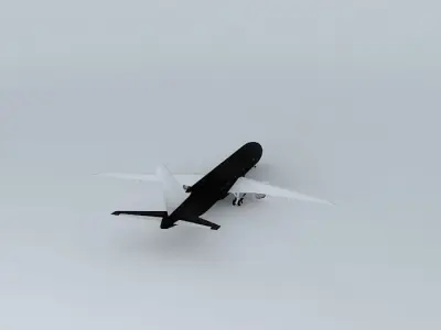 Template Boeing 767400ER PROPER TEMPLATE Free 3D model