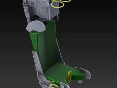 Ejection Seat Martin Baker MK7 STL FILES ONLY 3D F14 Tomcat 3D print model