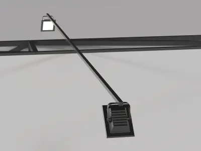 Blank outdoor billboard 3D model