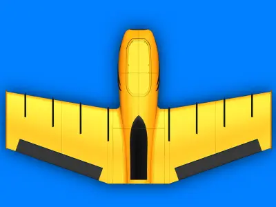 RC SHARK FPV PLANE 3D print model