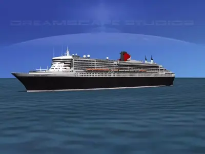 RMS Queen Mary 2 3D model
