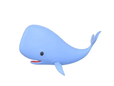 Character039 Whale 3D model
