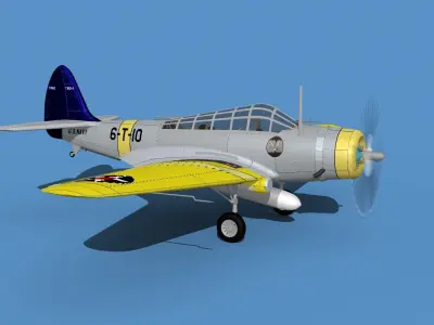 Douglas TBD-1 Devestator V07 3D model