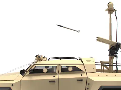 Generic MRAP Vampire C-UAS 2023 3D model