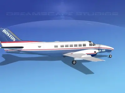 Beechcraft B99 Boston Express 3D model