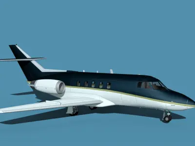 British Aerospace 125 Dominie V13 3D model