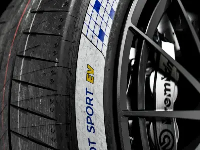 Michelin Pilot Sport EV 24 64 18 Clean 3D model