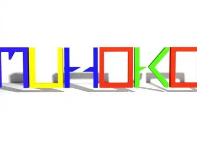 muhoko word mukoko Free low-poly 3D model