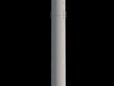 High quality 3d model Mercury-Redstone rocket 3D model