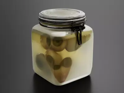 eyeball jar 3D print model