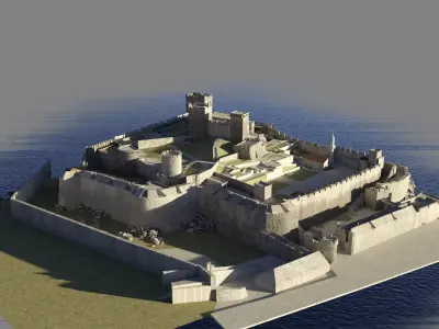 BODRUM CASTLE 3D model