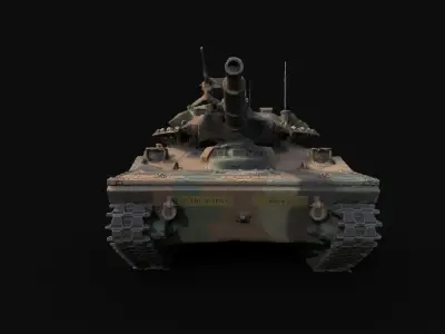 M551  Sheridan Light Tank 3D Raw Scan 3D model