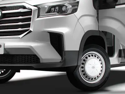 Maxus Deliver 9 Van L2H1 HQInterior 2024 3D model