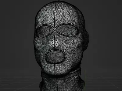 Balaclava Mask 3D model