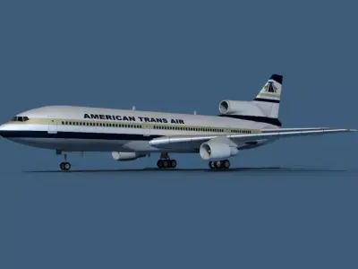 Lockheed L-1011-50 American Trans Air 1 3D model