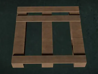 Pallets Wood Series Fiber Relics Content Group3 N6 - 10 PR02 3D model