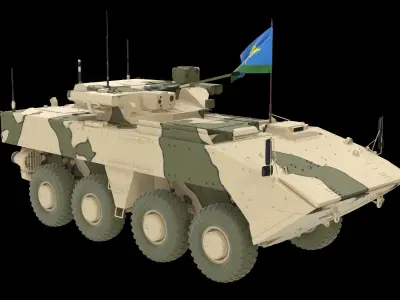 VPK-7829 Bumerang Special Clean Low-poly 3D model