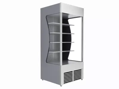 Store open front cooling shelf 3D model