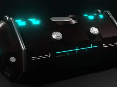 Sci Fi Game Asset Low-poly 3D model