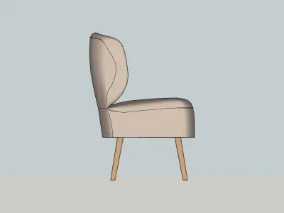 Accent Chair IKEA GUBBO Free 3D model