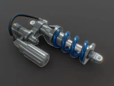 Damper - Photorealistic PBR 3D model