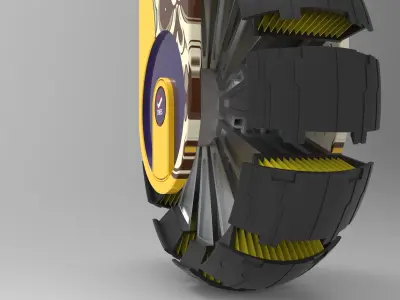 sporty tire  3D model