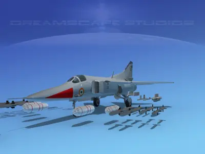 Mig-27 Flogger V16 India 3D model
