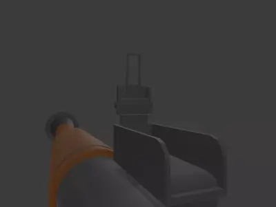 RPG-7 Rocket Propelled Grenade Low-poly 3D model