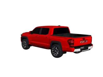 Toyota Tacoma Offroad Pickup Truck 3D Model 3D model