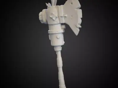 Stylized Axe 09 3D model