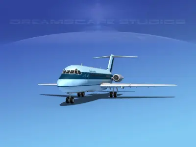 Douglas DC-9-15 Aero Executive 3D model