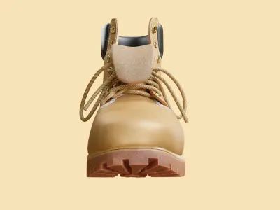 TIMBERLAND BOOT Free low-poly 3D model