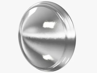 Retro Car Hubcap V1 3D model