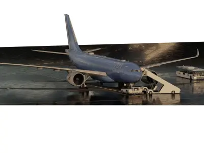 Airbus A330-202 3D model