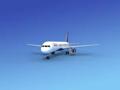 Boeing 757-300 Delta 4 3D model