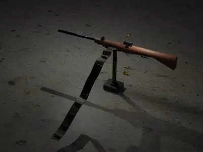 guns rigged Free 3D model