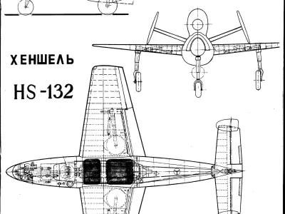 Henschel Hs 132 3D model