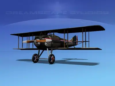 SPAD SXIII V02 3D model