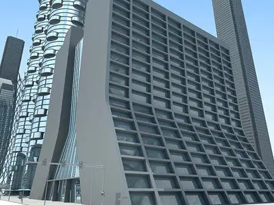 Main Street 3D model