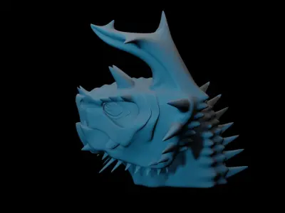 Dragon Head 3D model