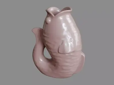Fish vase decoration 3D model